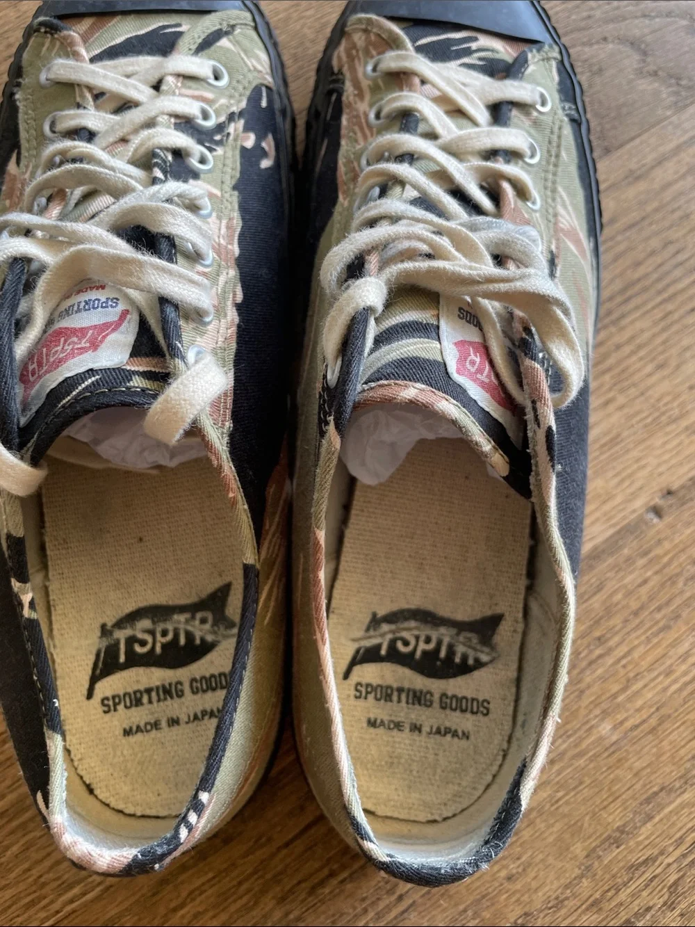TSPTR Cadet Sneaker Camouflage Canvas Men’s 8.5.